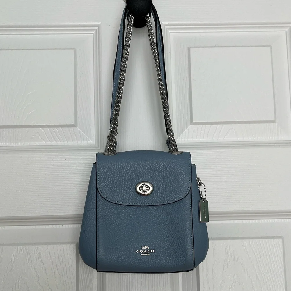 Coach, women’s Convertible mini Backpack, Cornflower